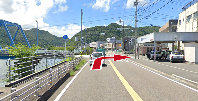 宇和島市内中心部からのアクセス02